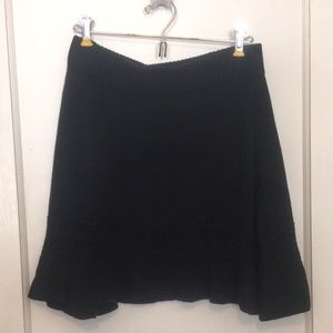 Black knit Prana skirt